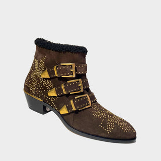 Chloe winter boots brown Glamorizta