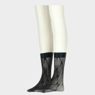 Gucci GG Net Stockings in black with GG logo