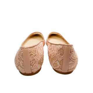 Jimmy Choo flats with lace detail