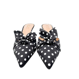 Aquazzura-Kitten-Heels-Mules-Bow-Tie-Glamorizta-forsale