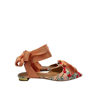 Aquazzura-flat-shoes-with-bow-and-print-Glamorizta