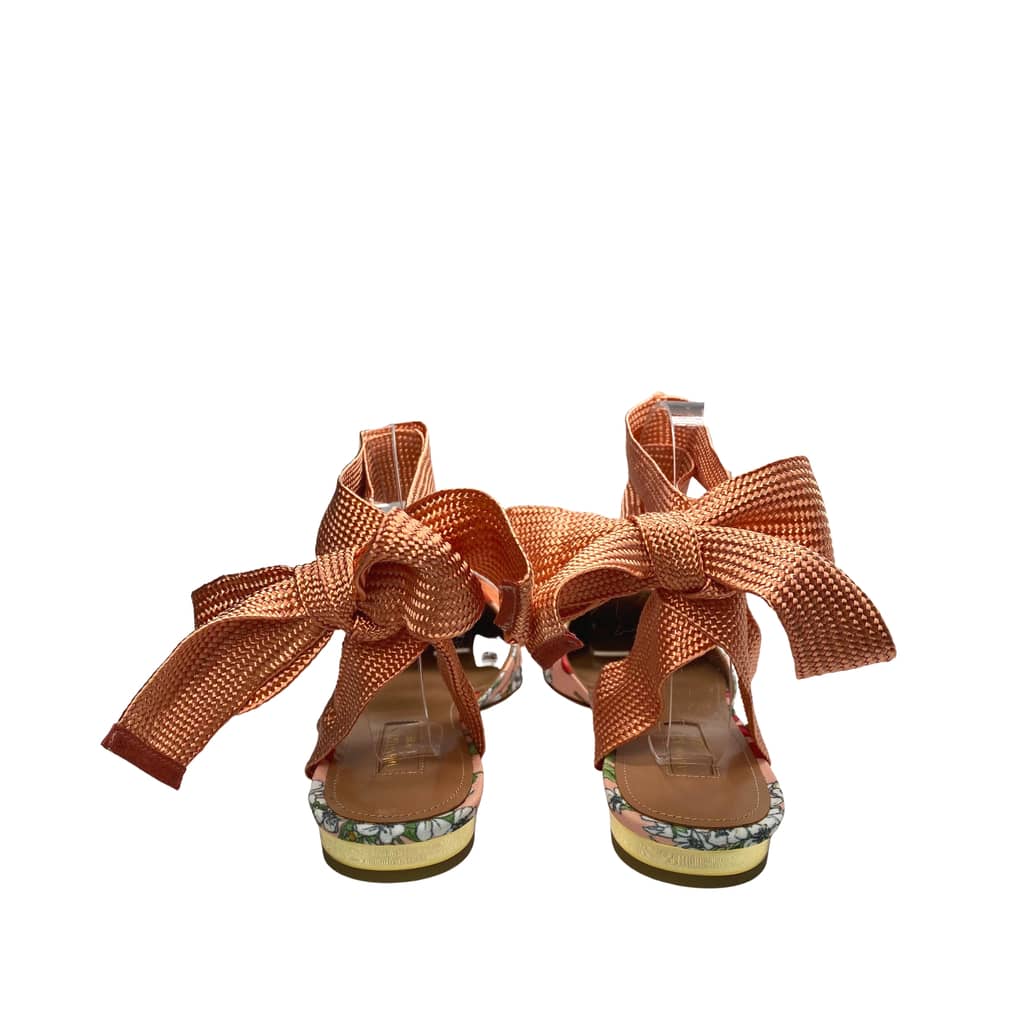Aquazzura-flat-shoes-with-bow-and-print-Glamorizta