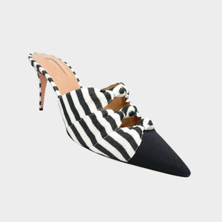 Aquazzura-heels-mules-black-white-Glamorizta-foresale