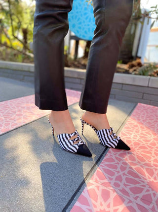 Aquazzura-heels-mules-black-white-Glamorizta-foresale