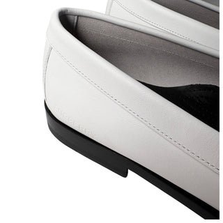 Burberry Rupert Coin loafers in white leather
