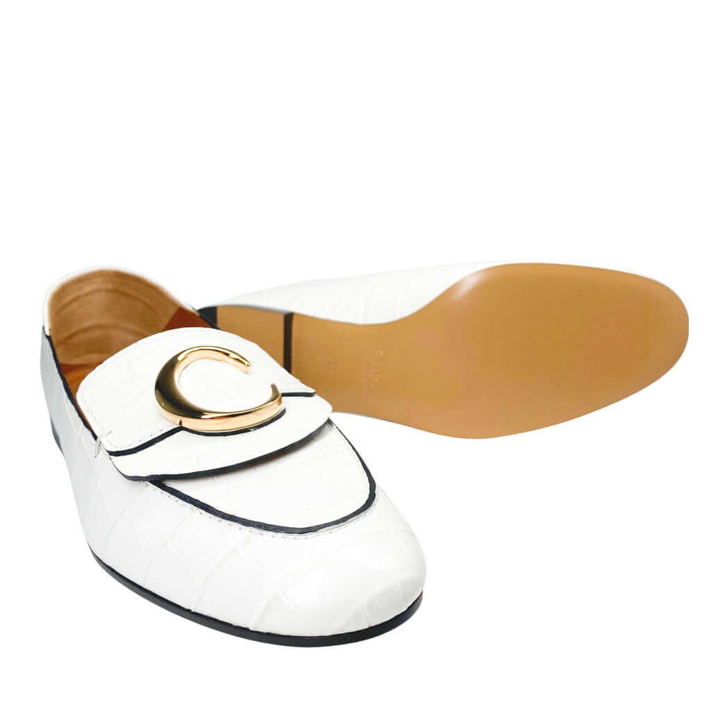 Chloe-C-Loafers-Shoes-white-croc-print-Glamorizta