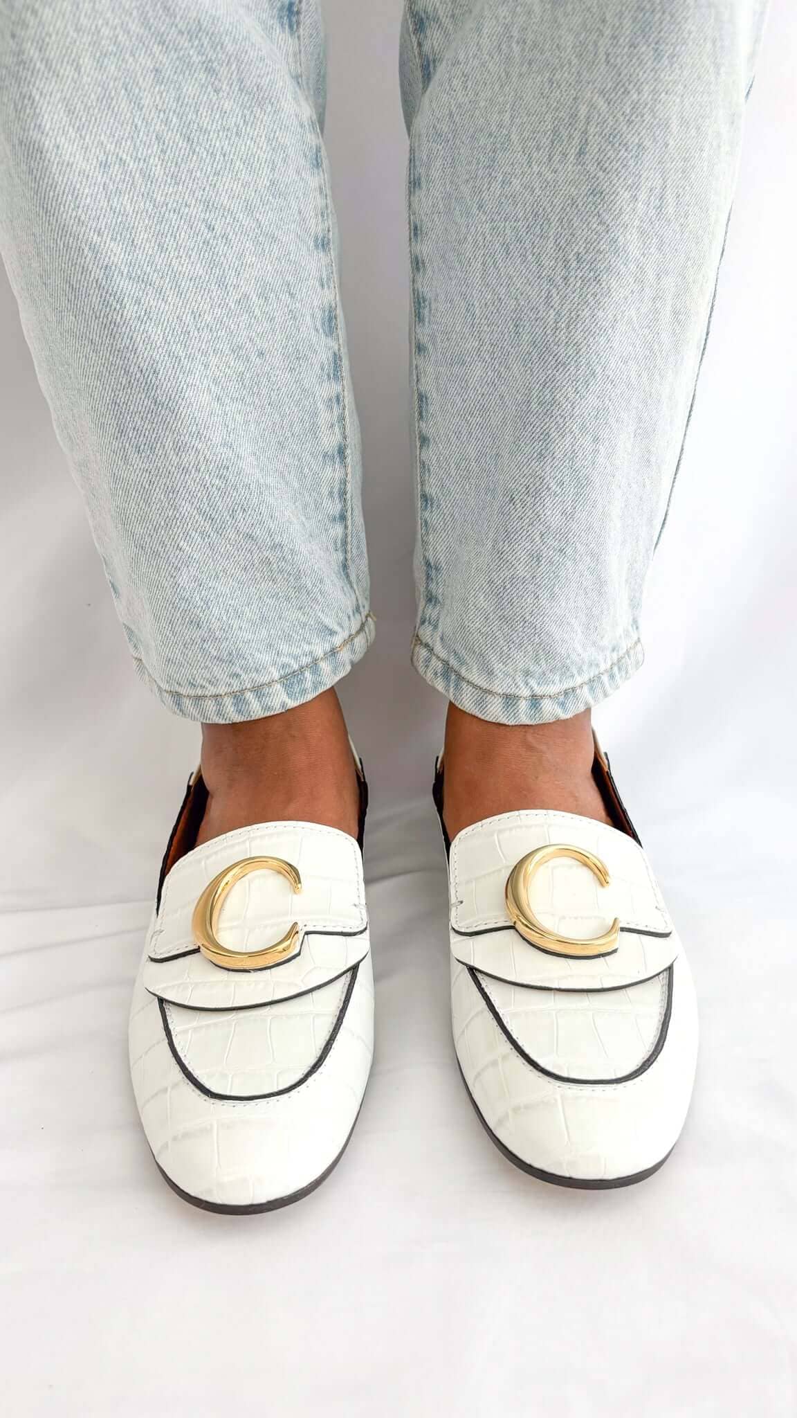 Chloe-C-Loafers-Shoes-white-croc-print-Glamorizta