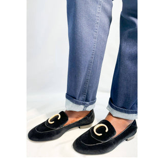 Chloe-loafers-velvet-black