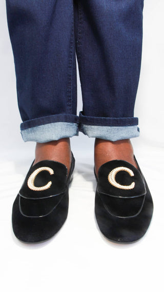 Chloe-loafers-velvet-black
