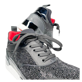 Christian-Louboutin-Trainers-Ladies-Black and red-Glamorizta