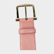 Gucci belt pink leather