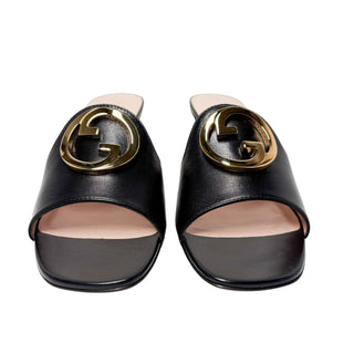Gucci Blondie mules sandals black