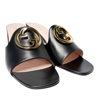 Gucci Blondie mules sandals black