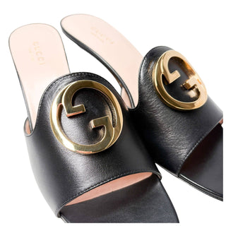 Gucci Blondie mules sandals black