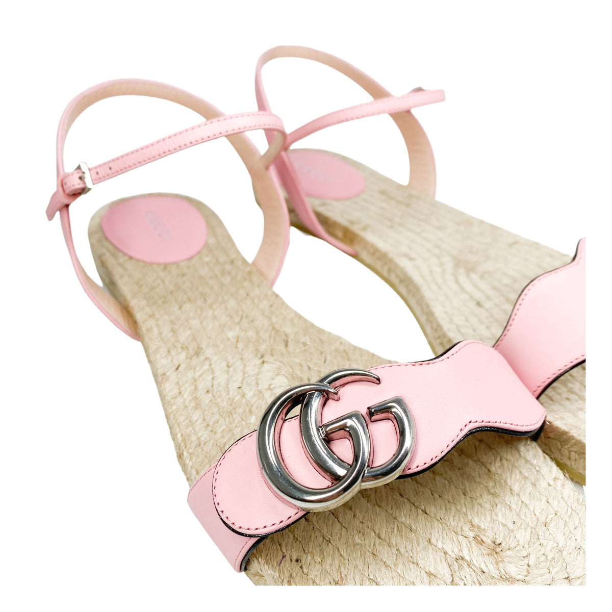 Gucci Marmont sandals pink