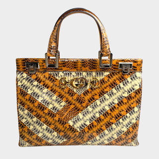 Gucci Python Top Handle Bag - luxury Italian designer handbag crafted from genuine python leather, available at Glamorizta South Africa