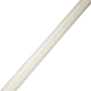 Gucci Plutone white designer belt - Italian-made accessory blending sophistication and contemporary style