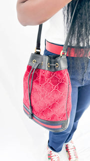 Gucci-Velvet-Bucket-bag-red