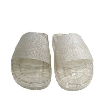 Gucci x Adidas Pool sandals transparent
