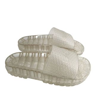Gucci x Adidas Pool sandals transparent