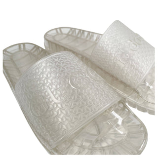 Gucci x Adidas Pool sandals transparent