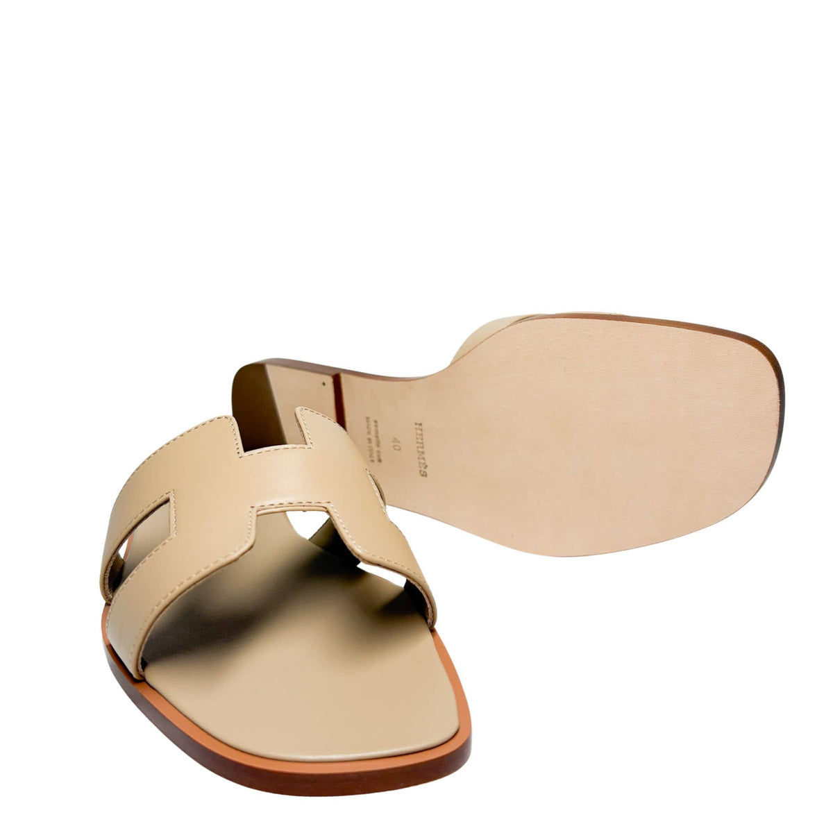 Hermes Oran Sandals Beige Lin where to purchase in South Africa