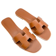 Hermes Oran Sandals gold