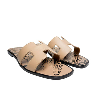 Hermes Oran sandals leopard limited edition Glamorizta forsale