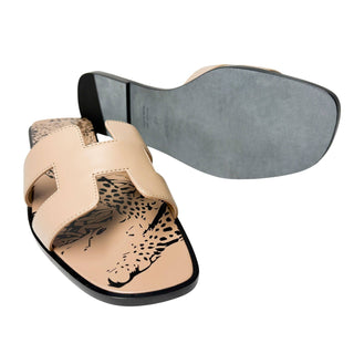 Hermes Oran sandals leopard limited edition Glamorizta forsale