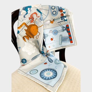 Hermes Silk Scarf Tea for Two