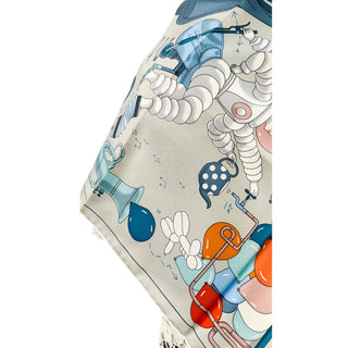 Hermes Silk Scarf Tea for Two