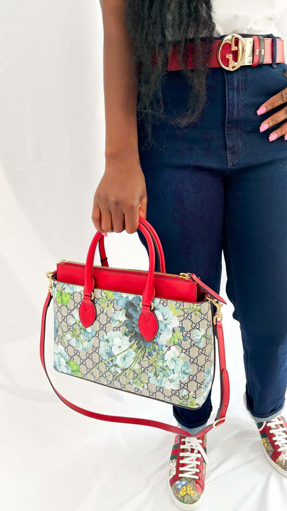 Gucci Blooms Tote Bag Medium
