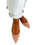 Jimmy Choo flats with lace detail
