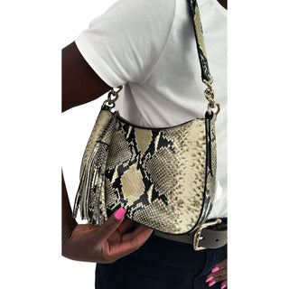 Jimmy Choo Shoulder Bag with snake print