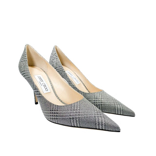Jimmy Choo Love 85 Prince of stars glitter silver pointed high heel