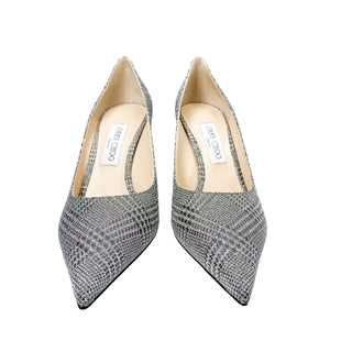 Jimmy Choo Love 85 Prince of stars glitter silver pointed high heel