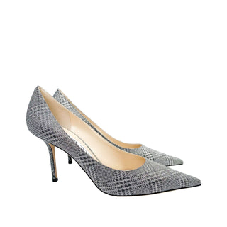 Jimmy Choo Love 85 Prince of stars glitter silver pointed high heel