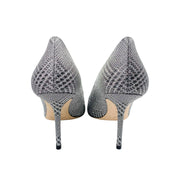 Jimmy Choo Love 85 Prince of stars glitter silver pointed high heel