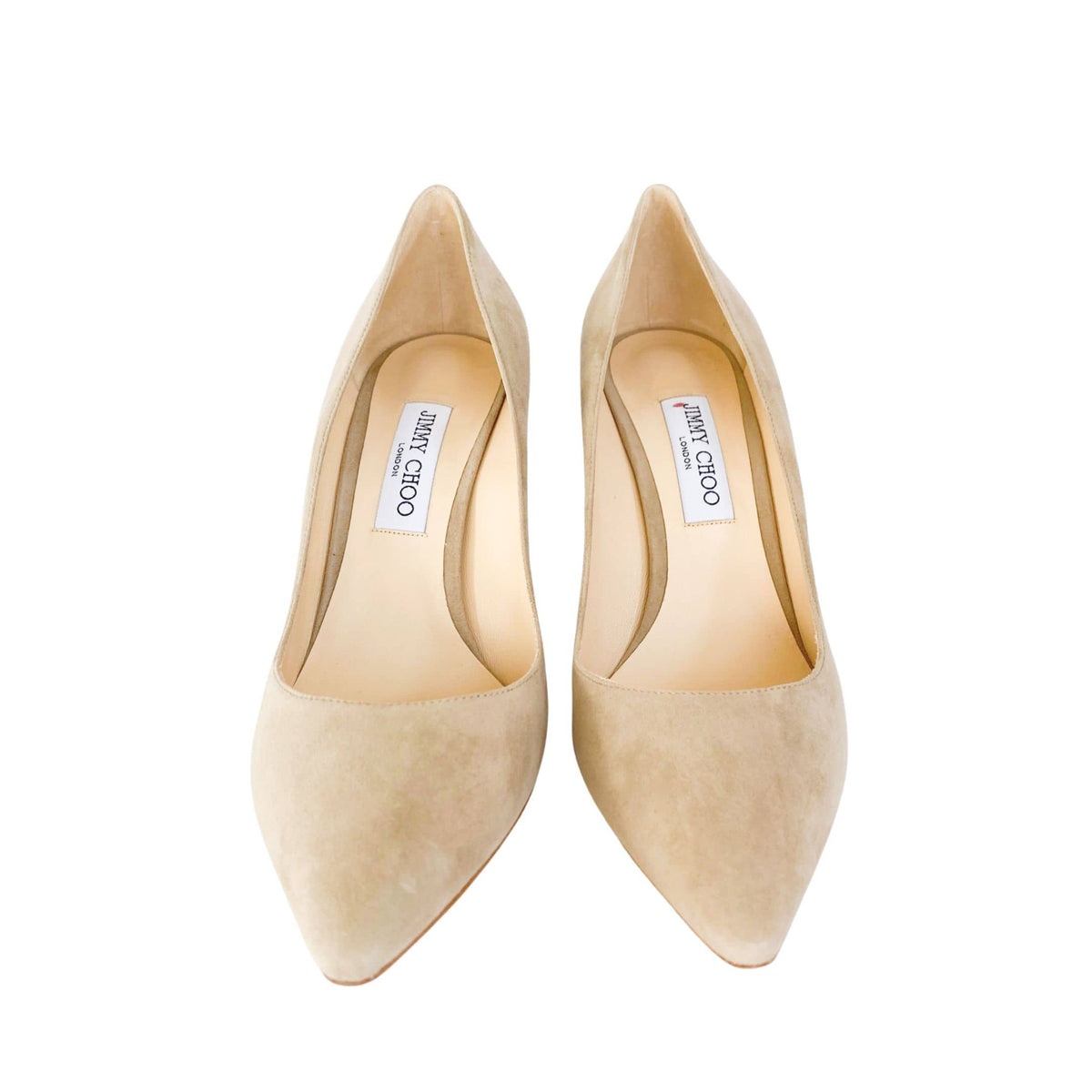Jimmy Choo Romy 85 nude suede