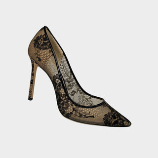 Jimmy-Choo-Woman-Heel-Black-Lace-Glamorizta