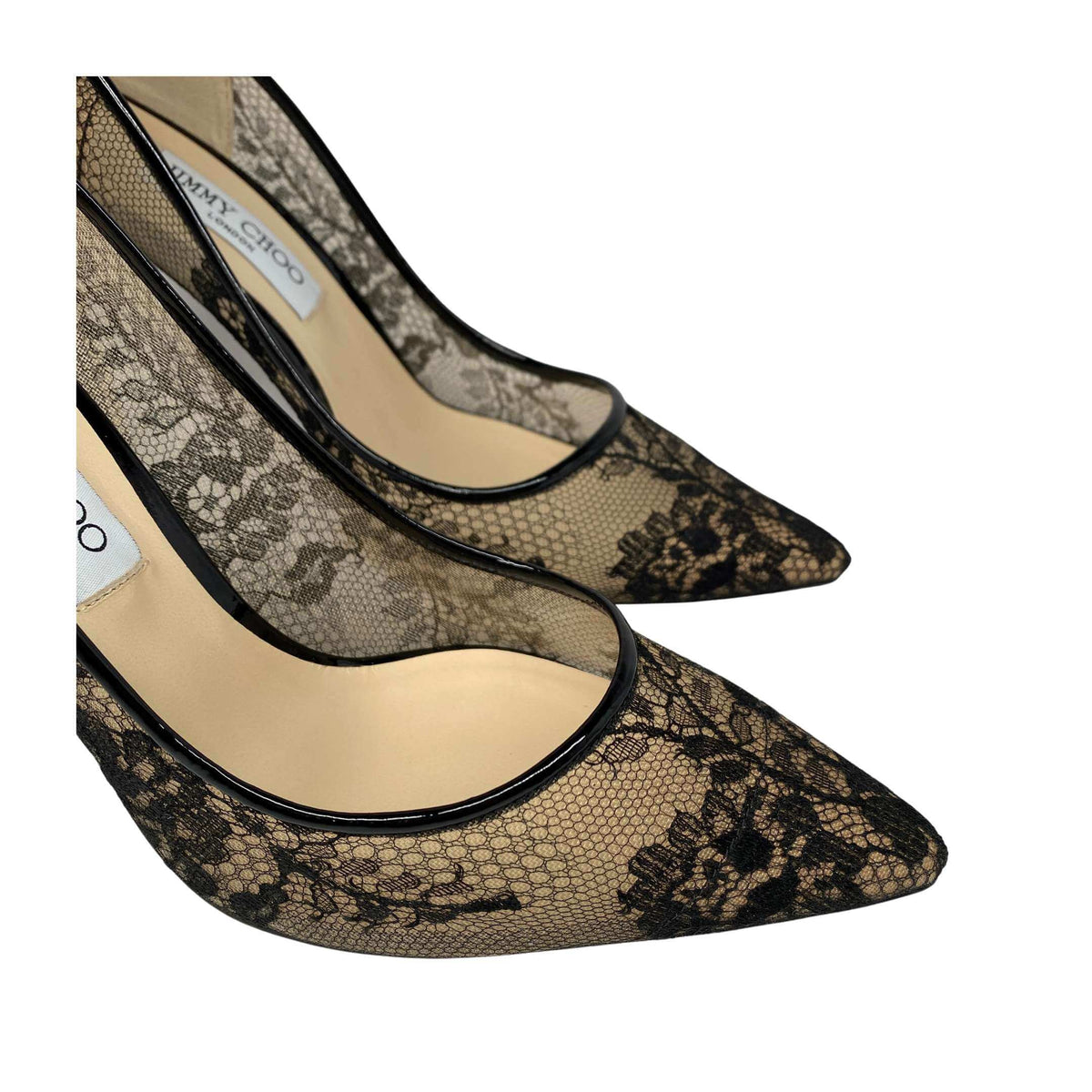 Jimmy-Choo-Woman-Heel-Black-Lace-Glamorizta