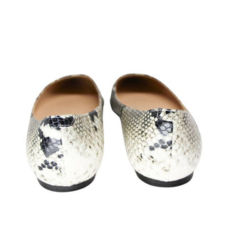 Jimmy Choo flats with snake print