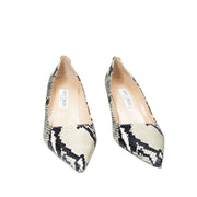 Jimmy Choo snake print kitten heels