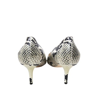 Jimmy Choo snake print kitten heels