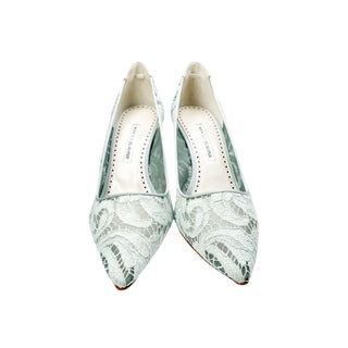 Manolo-Blahnik-BB-Lace-high-heel-shoes-turquoise-Glamorizta