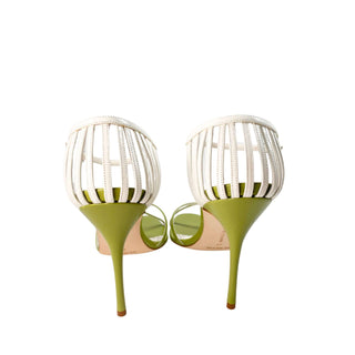 Manolo-Blahnik-Chelu-green-and-white-leather-sandals-high-heels-Glamorizta