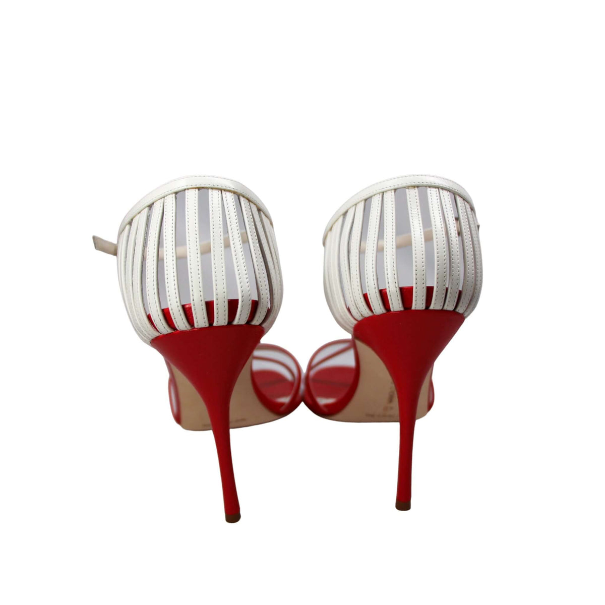 Manolo-Blahnik-Chelu-red-and-white-leather-sandals-high-heels-Glamorizta