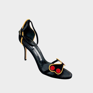 Manolo Blahnik Diaghisan heeled sandals black