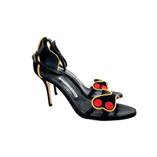 Manolo Blahnik Diaghisan heeled sandals black
