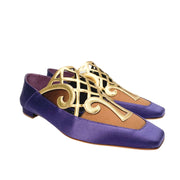 Manolo Blahnik flats with square toe box